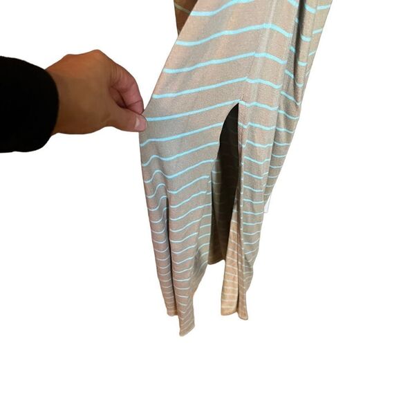 Victoria’s Secret light brown and blue maxi dress. Size xs shirt - Picture 10 of 10